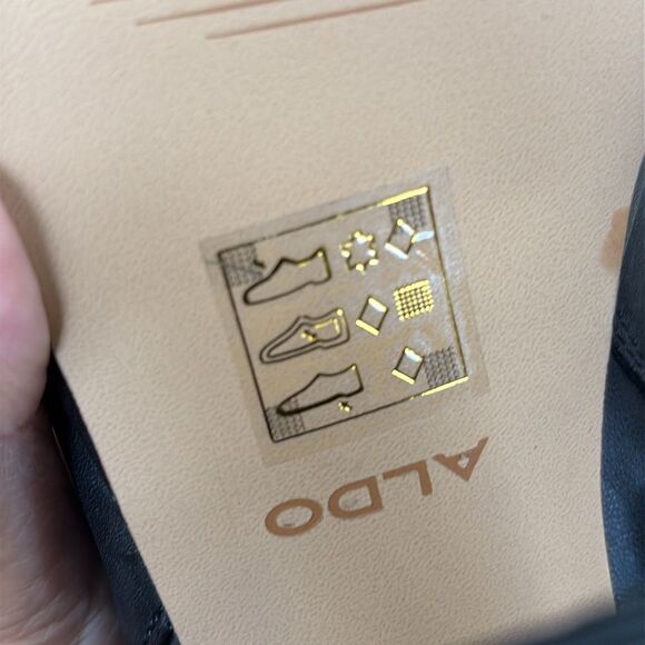 Aldo Mabel Chunky Platform Heeled Square Toe Ankle Boots - Picture 12 of 15